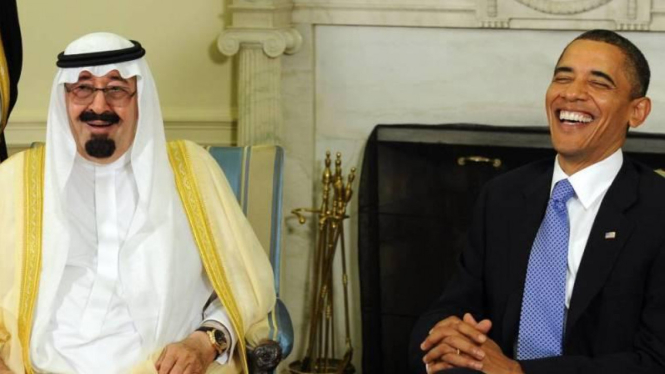 Raja Abdullah dan Presiden Obama