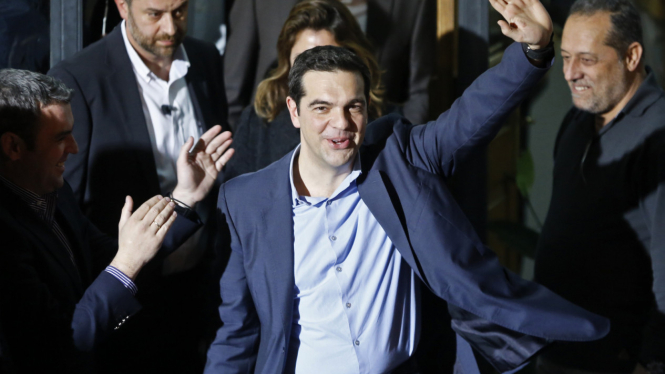 Pemimpin kiri Yunani Alexis Tsipras