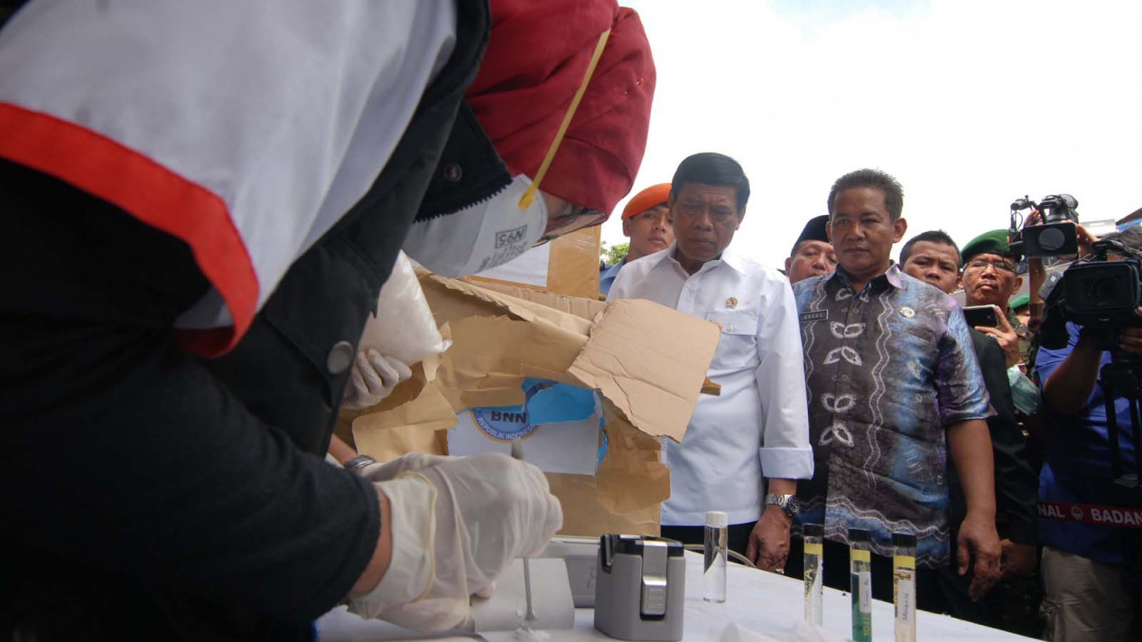 Foto BNN: 70 Persen Peredaran Narkoba Dikendalikan Dari Lapas