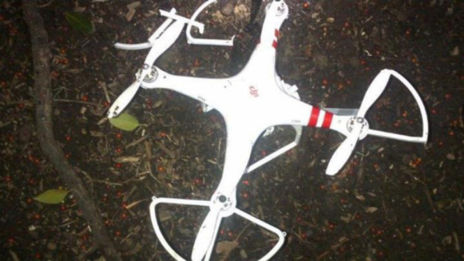 Drone jatuh di halaman Gedung Putih