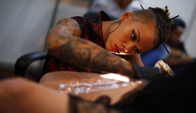 Melihat Even Tahunan Tattoo Expo di Caracas