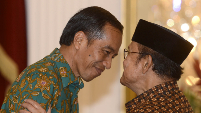 Jokowi Bertemu Habibie