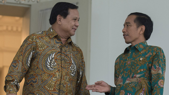 Pertemuan Jokowi & Prabowo di Istana Bogor.