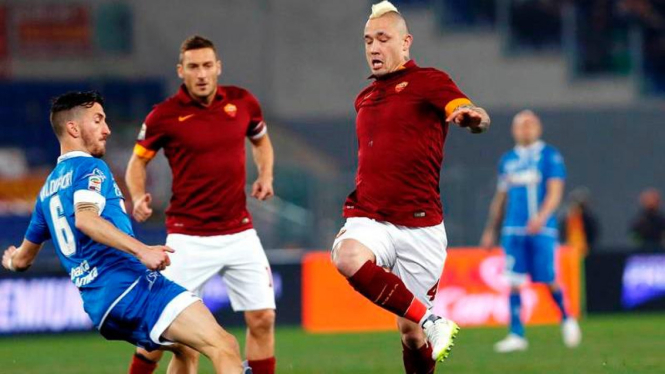 Pertandingan lanjutan Serie A antara AS Roma dan Empoli