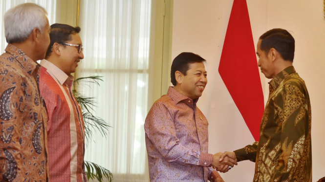 Presiden Jokowi Bertemu Pimpinan DPR