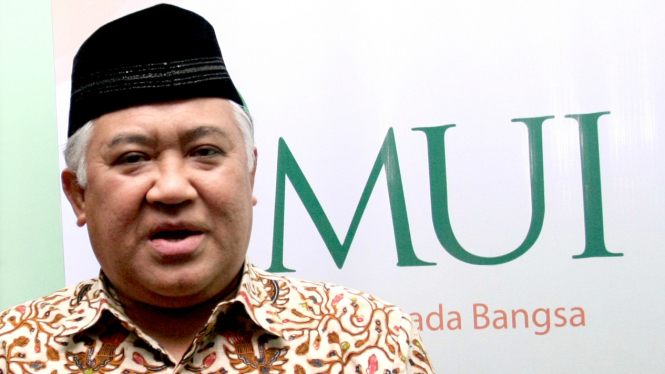 Ketua Dewan Pertimbangan Majelis Ulama Indonesia (Wantim MUI), Din Syamsuddin.