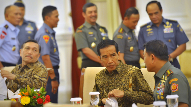 Jokowi Panggil Petinggi Hankam ke Istana