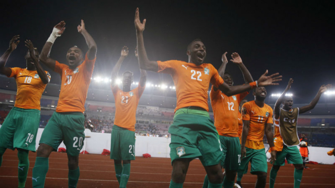 Pemain Pantai Gading Lolos ke Final