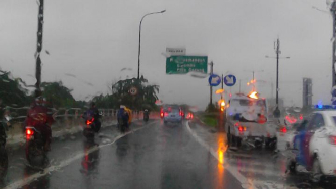 Banjir di Jalan Arteri motor boleh masuk Tol