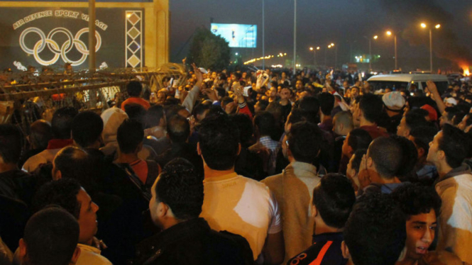 Kerusuhan suporter bola di Mesir