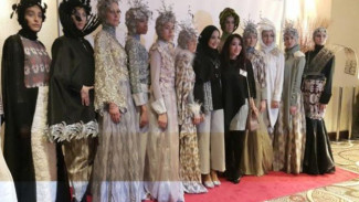 Zaskia Sungkar di New York Fashion Week