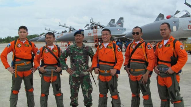 Empat Jet Sukhoi Siap Usir Pesawat Asing Masuk Ambalat