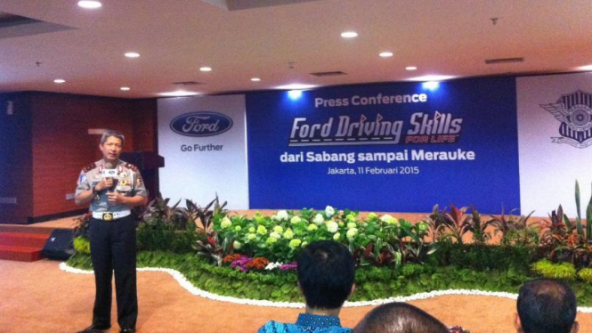 Acara pembukaan Ford Driving Skills, Jakarta (11/2/2015)