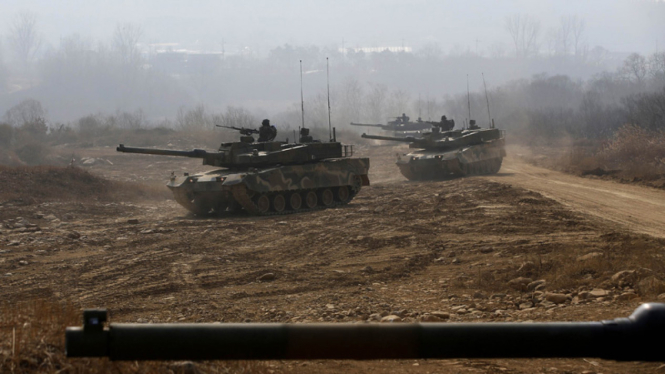 Korut Kerahkan Tank Termahal di Dunia Saat Latihan Perang