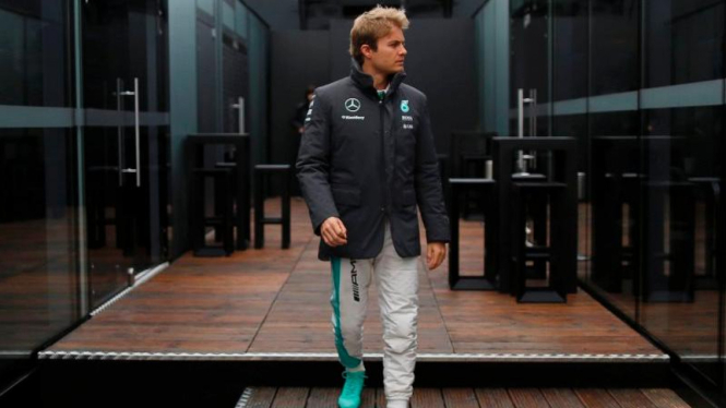 Pembalap F1 dari tim Mercedes, Nico Rosberg