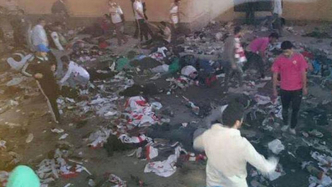Korban tewas kericuhan sepakbola Mesir