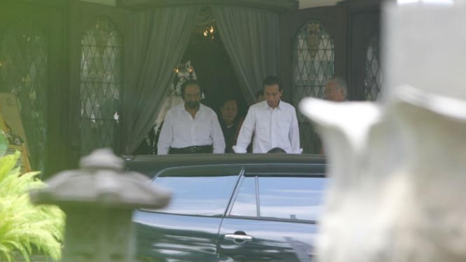 Jokowi Hadir dalam Pertemuan Tertutup Elite KIH di Solo