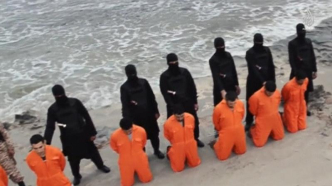 ISIS penggal 21 warga Kristen Mesir