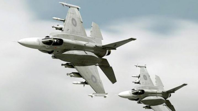 Ilustrasi JF-17 Thunder