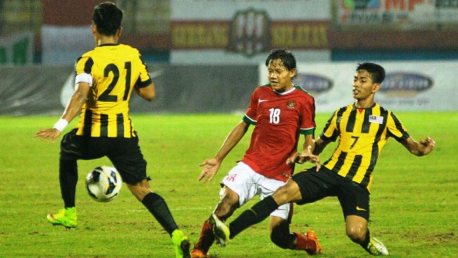 Laga Timnas Indonesia U-23 kontra Malaysia U-23