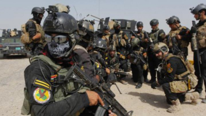 Ilustrasi pasukan khusus Irak