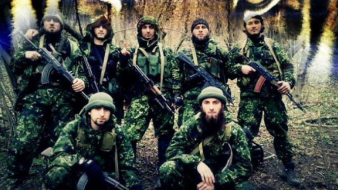 Foto militan Chechen