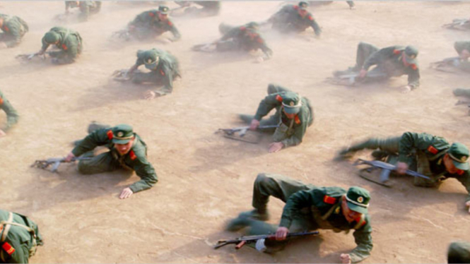 Ilustrasi pasukan China