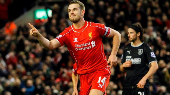 Gelandang Liverpool, Jordan Henderson