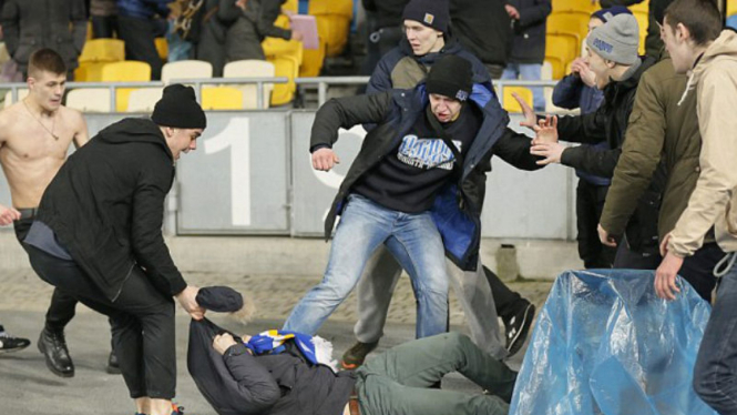 Kebrutalan Pendukung Dynamo Kiev