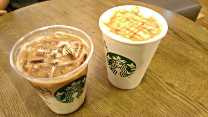 Hazelnut dan Caramel Macchiato, kopi musim semi dari Starbucks