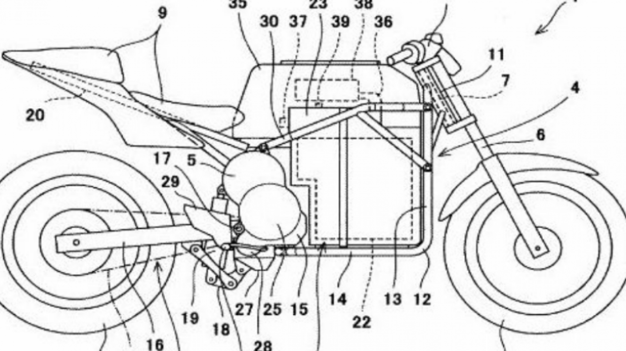 Foto Kawasaki Daftarkan Paten Ninja Listrik Segera Meluncur