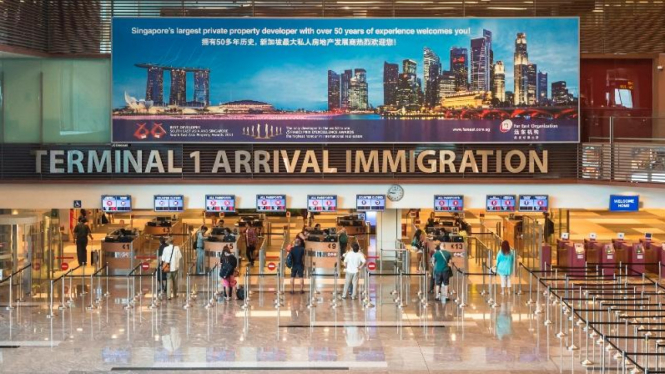 Changi Airport, Singapura