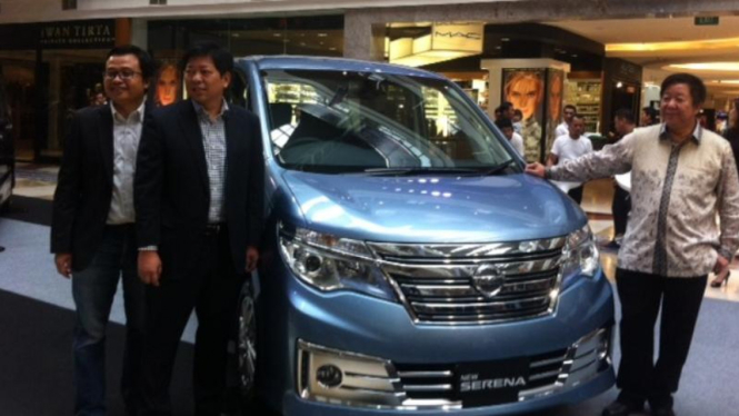 Peluncuran New Nissan Serena di Jakarta, Jumat13 Maret 2015.