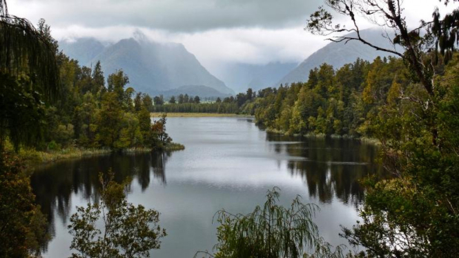 Danau Matheson, Westland National Park, New Zealand West Coast