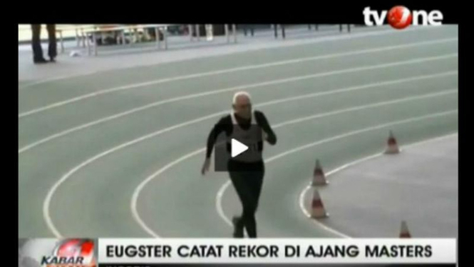 Kakek 95 Tahun Pecahkan Rekor Lari 200 Meter
