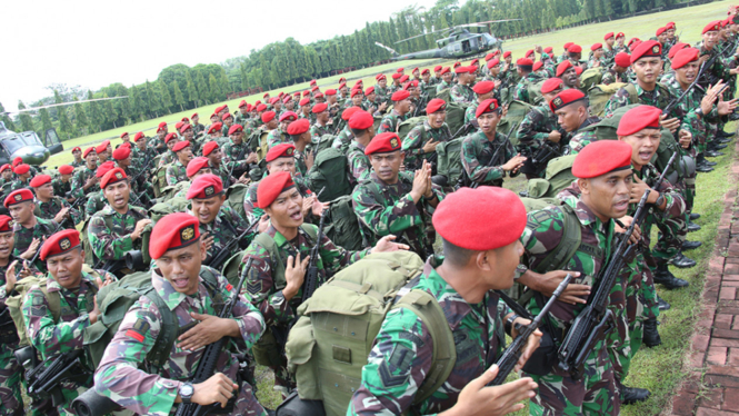 Prajurit Kopassus.