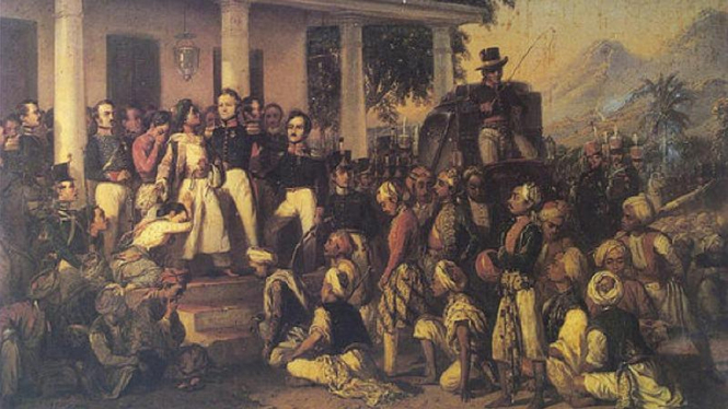Lukisan penangkapan Pangeran Diponegoro