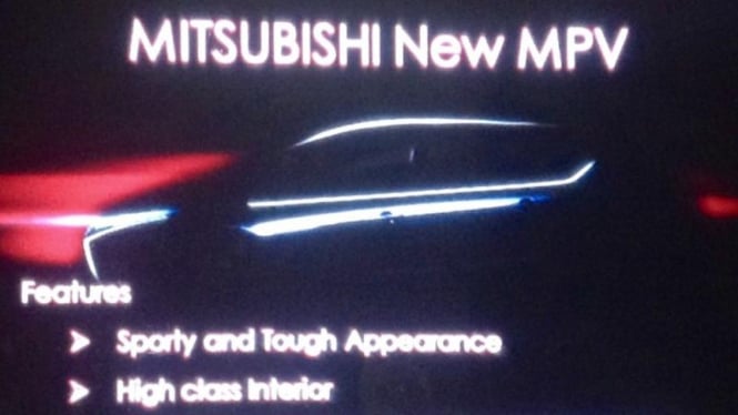 Sketsa mobil baru Mitsubishi