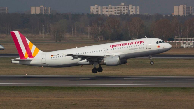 Pesawat Airbus A320 milik maskapai Germanwings