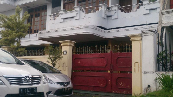 Rumah HA, terduga ISIS di Kota Malang Jatim, Rabu (24/3/2015)