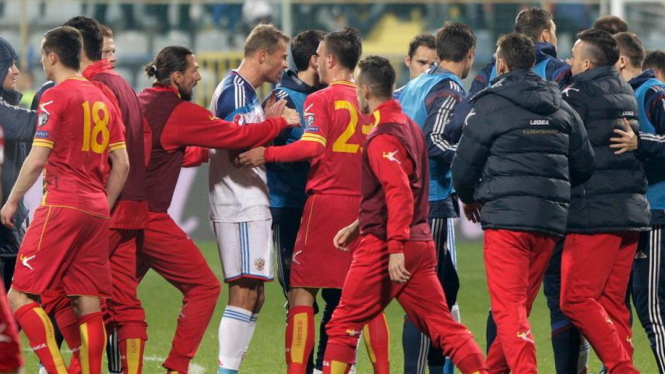 Laga Montenegro vs Rusia.