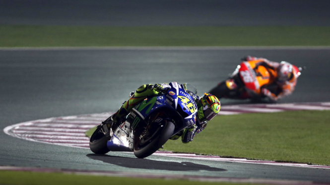 Valentino Rossi Juarai MotoGP Qatar