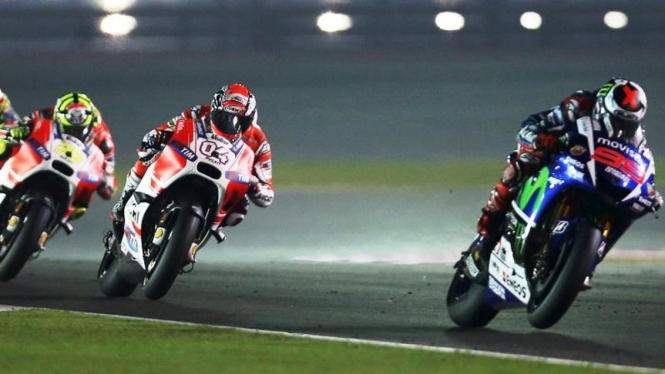 Ilustrasi balapan MotoGP Qatar