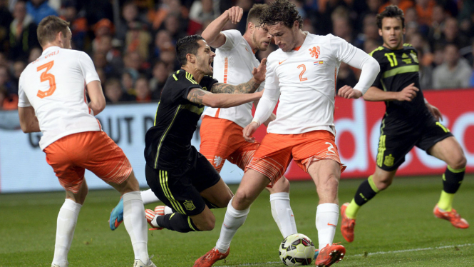 Belanda vs Spanyol di Laga Persahabatan