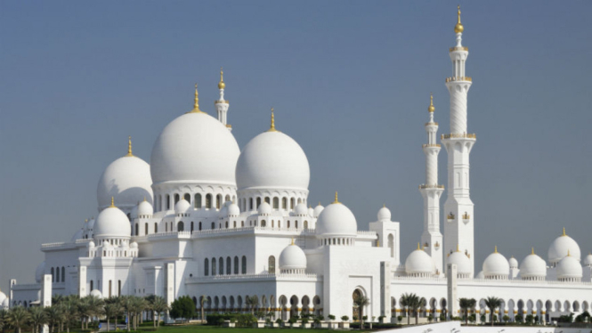 Masjid Agung Sheikh Zayed, Abu Dhabi, Uni Emirat Arab 