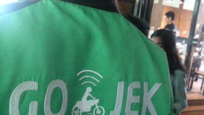 Pengendara Gojek. Foto ilustrasi.