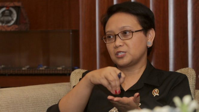 Menlu Retno Bicara KAA