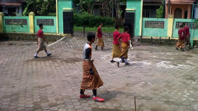 Futsal Jarit di Kendal Jawa Tengah, Selasa (21/4/2015)