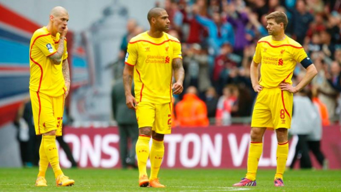 Reaksi pemain Liverpool usai kalah di Piala FA