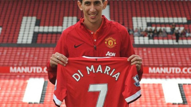 Eks winger Manchester United (MU), Angel Di Maria.